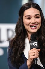 CRYSTAL REED at Build Series in New York 10/18/2017