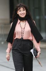 DAISY LOWE Leaves BBC Radio in London 10/15/2017