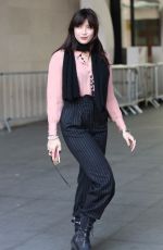 DAISY LOWE Leaves BBC Radio in London 10/15/2017