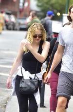 DAKOTA FANNING Arrives at a Gym in New York 10/23/2017