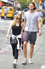 DAKOTA FANNING Arrives at a Gym in New York 10/23/2017