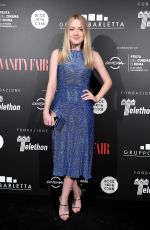 DAKOTA FANNING at Telethon Gala at 12th Rome Film Festival 10/30/2017