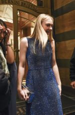 DAKOTA FANNING Leaves Her Hotel in Rome 10/30/2017