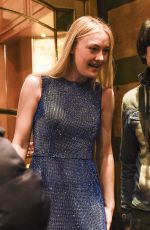 DAKOTA FANNING Leaves Her Hotel in Rome 10/30/2017