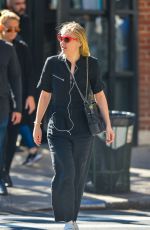 DAKOTA FANNING Out in New York 10/19/2017