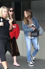 DAKOTA JOHNSON and JENNIFER MEYER at Tom Jobim International Airport in Rio De Janeiro 10/23/2017