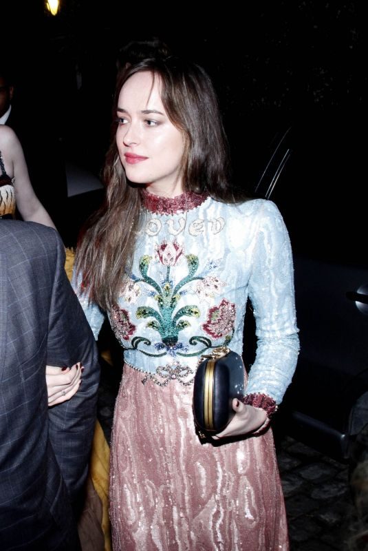 DAKOTA JOHNSON at Guy Oseary’s Extravagant Vow Renewal in Rio De Janeiro 10/24/2017