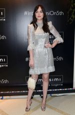 DAKOTA JOHNSON at Intimissimi Grand Opening in New York 10/18/2017