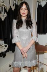 DAKOTA JOHNSON at Intimissimi Grand Opening in New York 10/18/2017