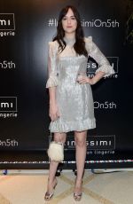 DAKOTA JOHNSON at Intimissimi Grand Opening in New York 10/18/2017