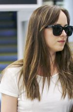 DAKOTA JOHNSON at LAX Airport in Los Angeles 10/28/2017