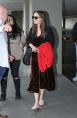 DAKOTA JOHNSON at Tom Jobim International Airport in Rio De Janeiro 10/23/2017