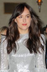 DAKOTA JOHNSON Leaves Her Hotel in New York 10/19/2017