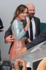 DAKOTA JOHNSON Leaves Her Hotel in Rio De Janeiro 10/23/2017