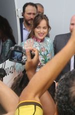 DAKOTA JOHNSON Leaves Her Hotel in Rio De Janeiro 10/23/2017