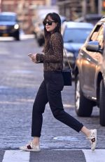 DAKOTA JOHNSON Out and About in New York 10/02/2017