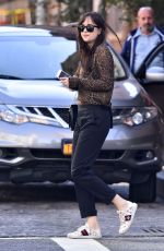 DAKOTA JOHNSON Out and About in New York 10/02/2017