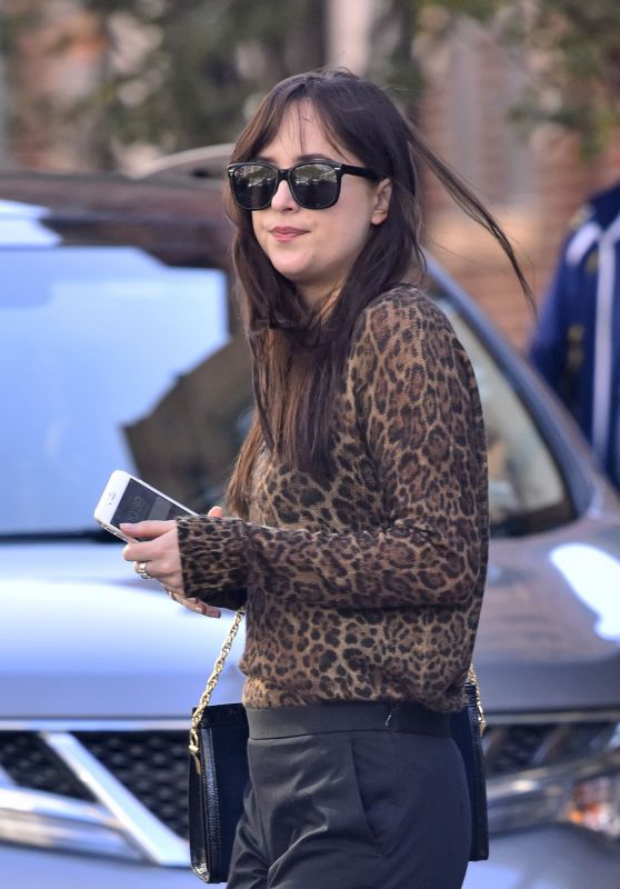 DAKOTA JOHNSON Out and About in New York 10/02/2017