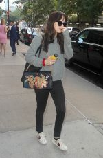 DAKOTA JOHNSON Out and About in New York 10/06/2017