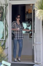 DAKOTA JOHNSON Out for Coffee in West Hollywood 10/09/2017