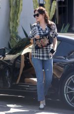 DAKOTA JOHNSON Out for Coffee in West Hollywood 10/09/2017