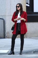 DAKOTA JOHNSON Out on Her 28th Birthday in New York 10/04/2017