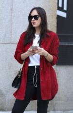 DAKOTA JOHNSON Out on Her 28th Birthday in New York 10/04/2017