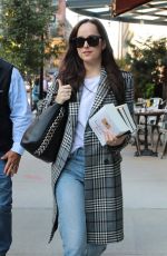 DAKOTA JOHNSON Returning to Her Hotel in New York 10/18/2017