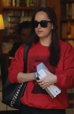 DAKOTA JOHNSON Shopping at a Book Store in New York 10/18/2017
