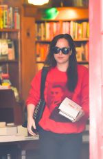 DAKOTA JOHNSON Shopping at a Book Store in New York 10/18/2017