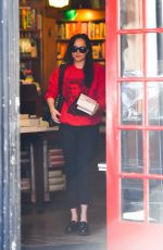 DAKOTA JOHNSON Shopping at a Book Store in New York 10/18/2017