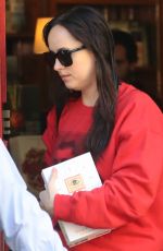 DAKOTA JOHNSON Shopping at a Book Store in New York 10/18/2017