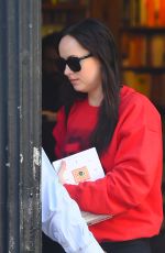 DAKOTA JOHNSON Shopping at a Book Store in New York 10/18/2017