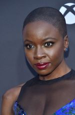 DANAI GURIRA at The Walking Dead, Season 8 Premiere in Los Angeles 10/22/2017