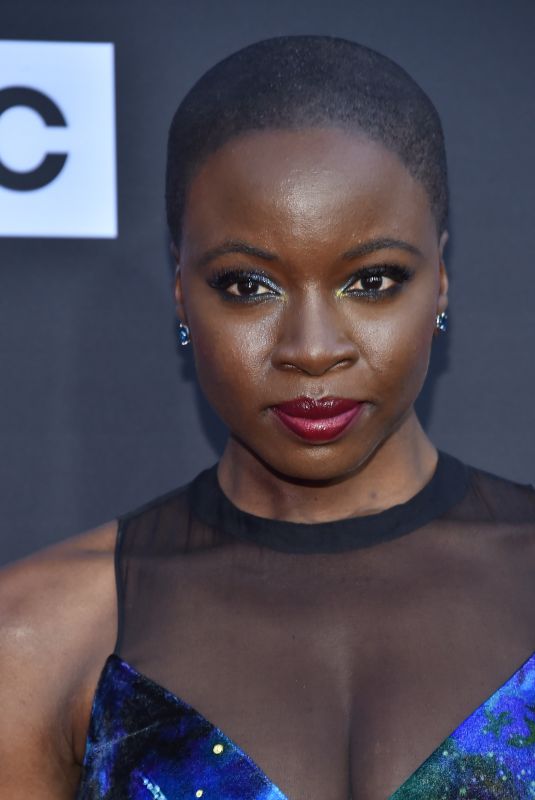 DANAI GURIRA at The Walking Dead, Season 8 Premiere in Los Angeles 10/22/2017