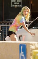 DANI THORNE Out and About in Studio City 10/15/2017