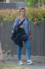 DANNII MINOGUE Out and About in Melbourne 10/19/2017