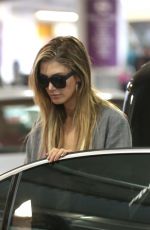 DELTA GOODREM at Los Angeles International Airport 10/23/2017