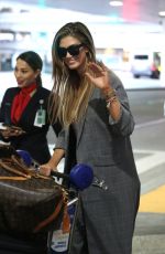DELTA GOODREM at Los Angeles International Airport 10/23/2017