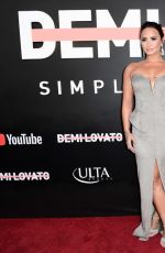 DEMI LOVATO at Demi Lovato: Simply Complicated Youtube Premiere in Los Angeles 10/11/2017