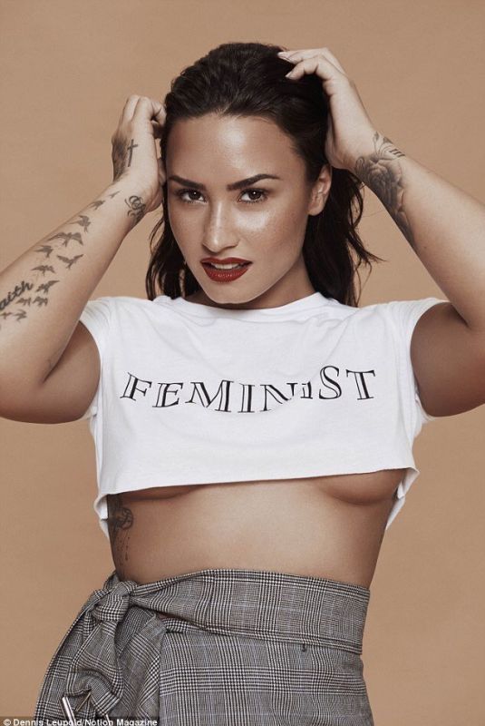 DEMI LOVATO for Notion Magazine, Issue #77 2017
