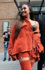 DEMI LOVATO Leaves Her Hotel in New York 10/07/2017