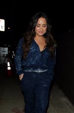 DEMI LOVATO Night Out in Beverly Hills 10/16/2017