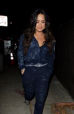 DEMI LOVATO Night Out in Beverly Hills 10/16/2017