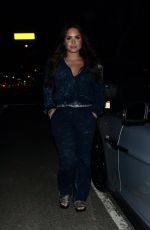 DEMI LOVATO Night Out in Beverly Hills 10/16/2017