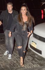DEMI LOVATO Noght Out in New York 10/07/2017