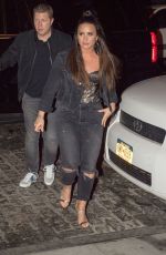 DEMI LOVATO Noght Out in New York 10/07/2017