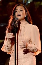 DEMI LOVATO Performs at One Coice: Somos Live! a Concert for Disaster Relief in Los Angeles 10/14/2017