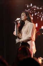 DEMI LOVATO Performs at One Coice: Somos Live! a Concert for Disaster Relief in Los Angeles 10/14/2017