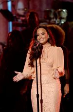 DEMI LOVATO Performs at One Coice: Somos Live! a Concert for Disaster Relief in Los Angeles 10/14/2017